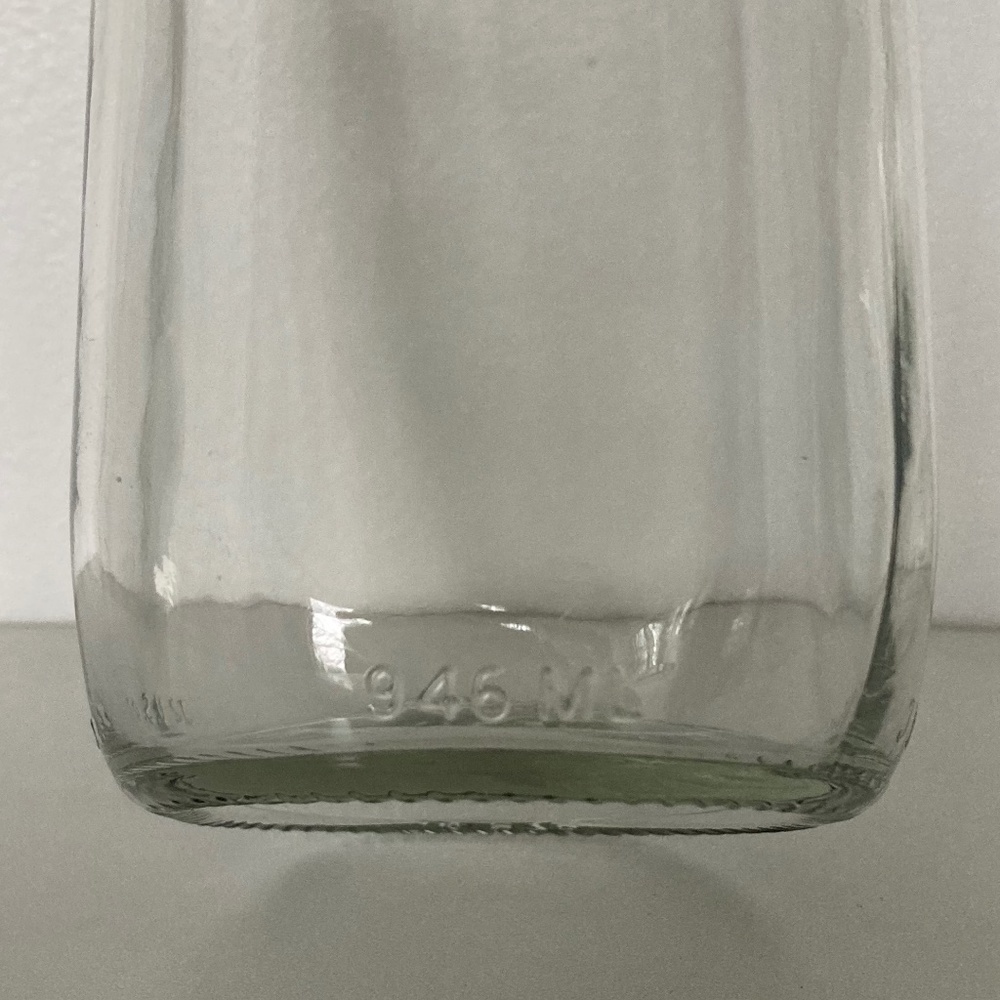 2 STANPAC 32 OZ Glass Dairy Bottles - Picture 3 of 3